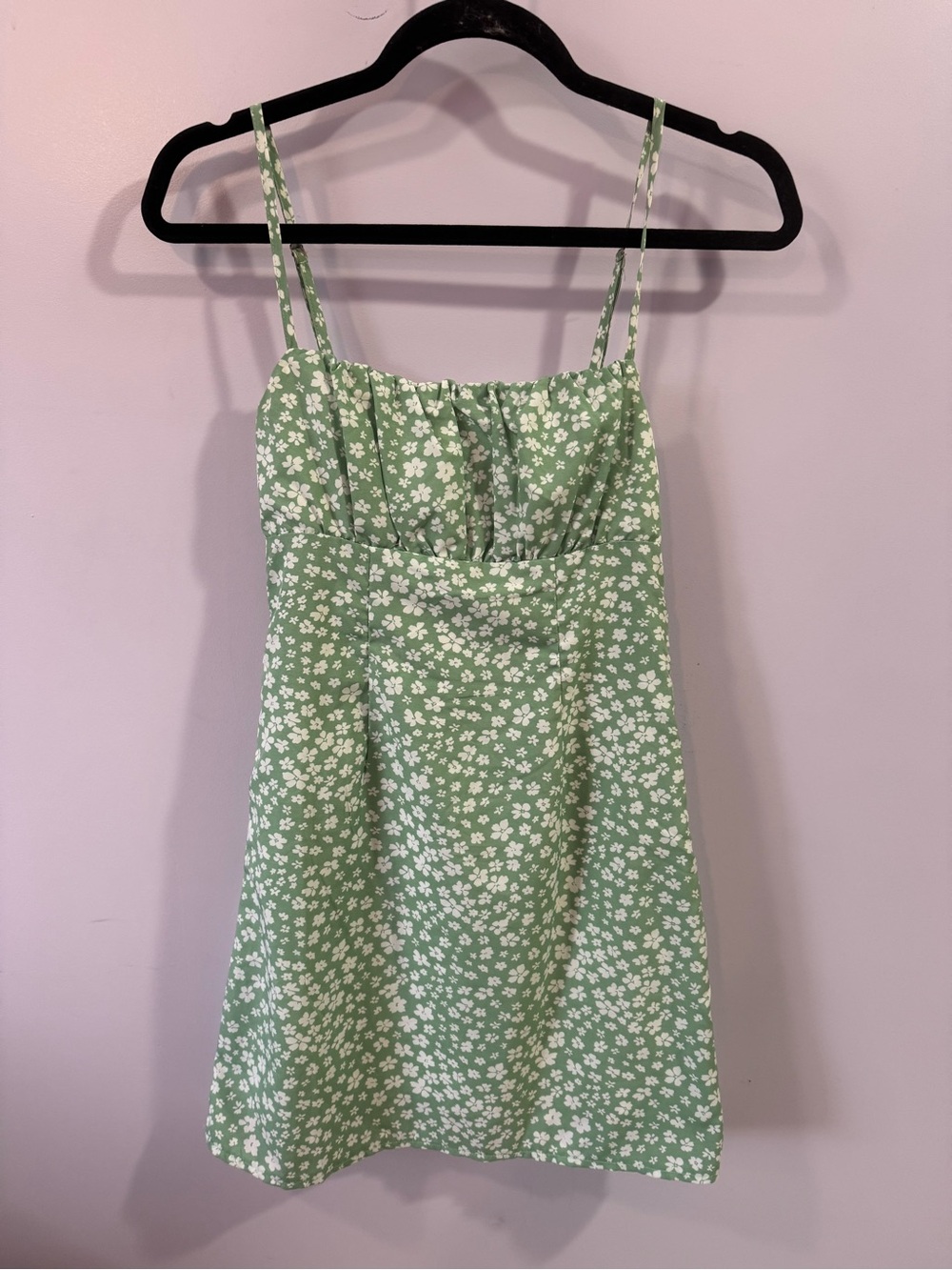 Princess Polly Green Floral Mini Dress